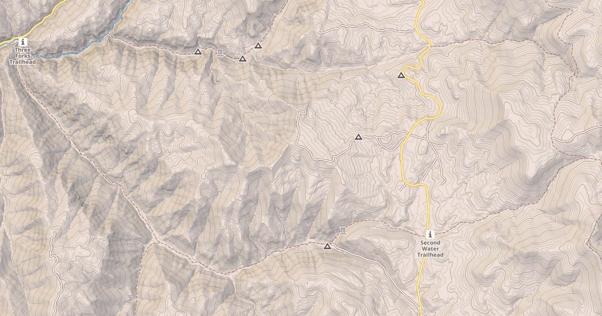 Map preview of Cottonwood Second Water