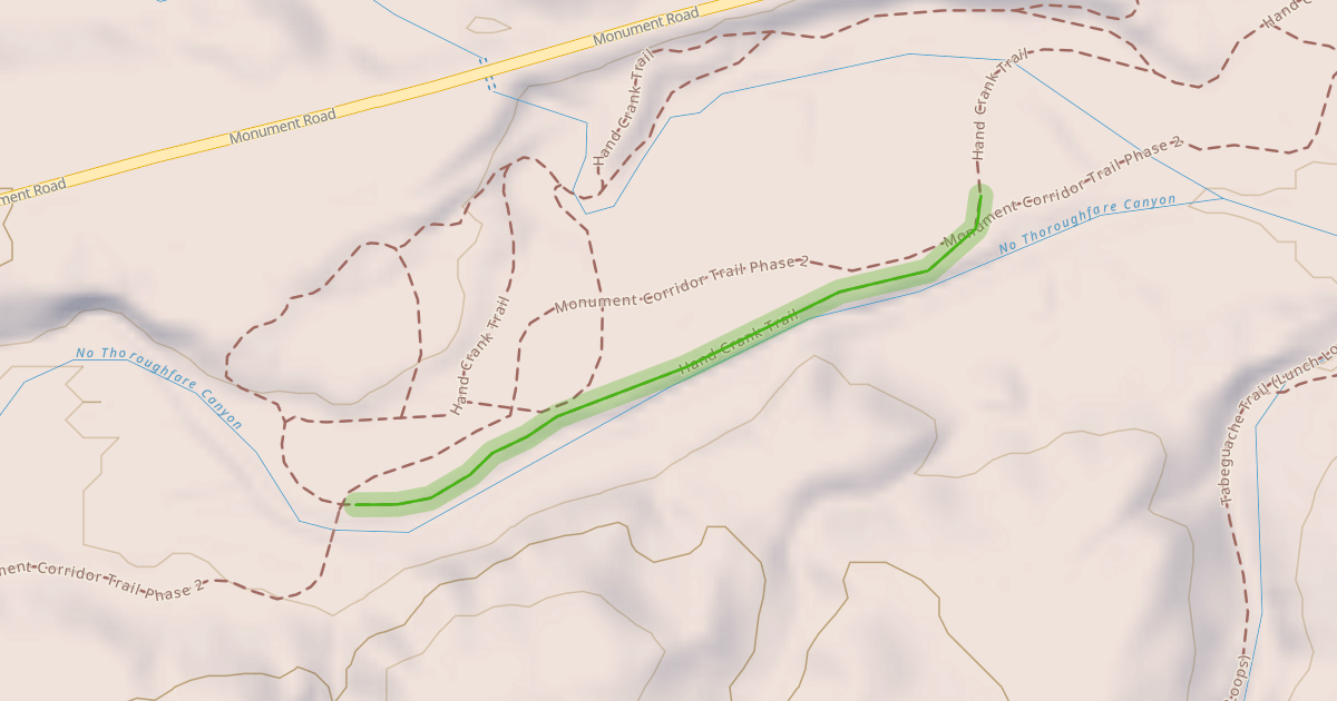 Map preview of Hand Crank Trail