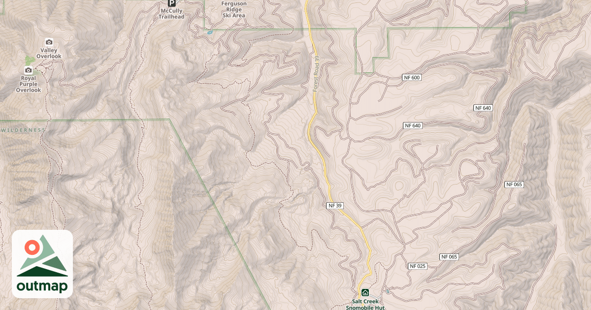 Map of Canal Snowmobile