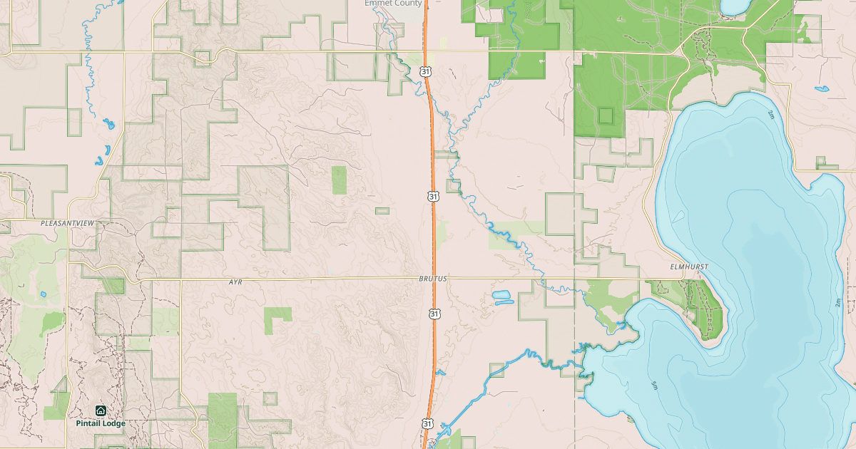 Map preview of North Western State Trail