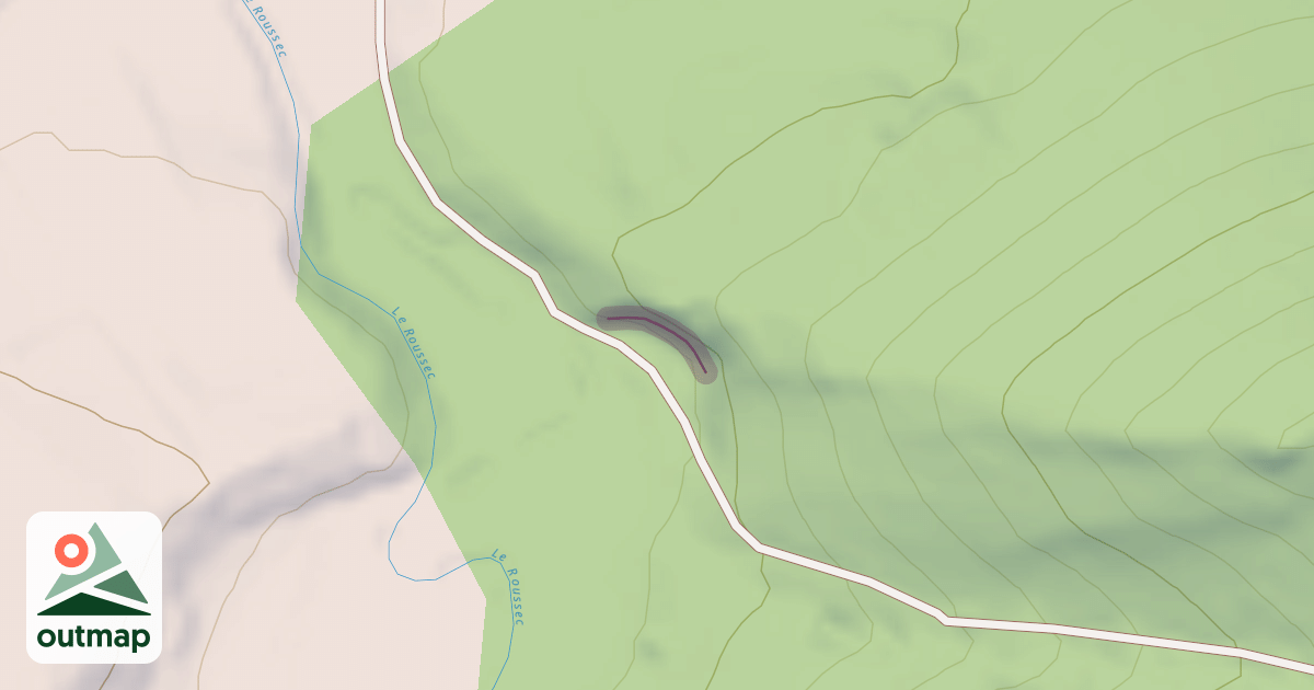 Map of Climbing Crag