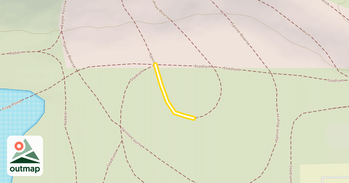 Map of Sprint Course