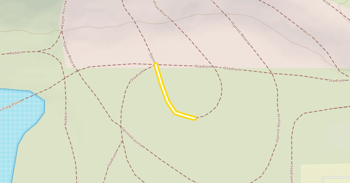 Map preview of Sprint Course