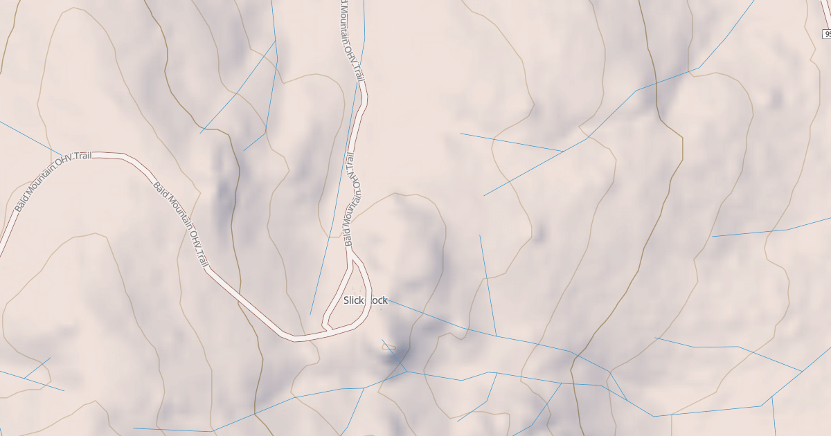Map preview of BALD MOUNTAIN T7
