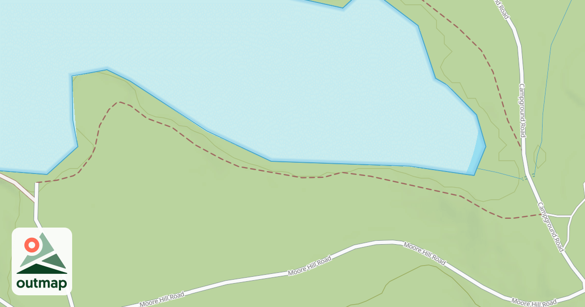 Map of Highland Lake Trail