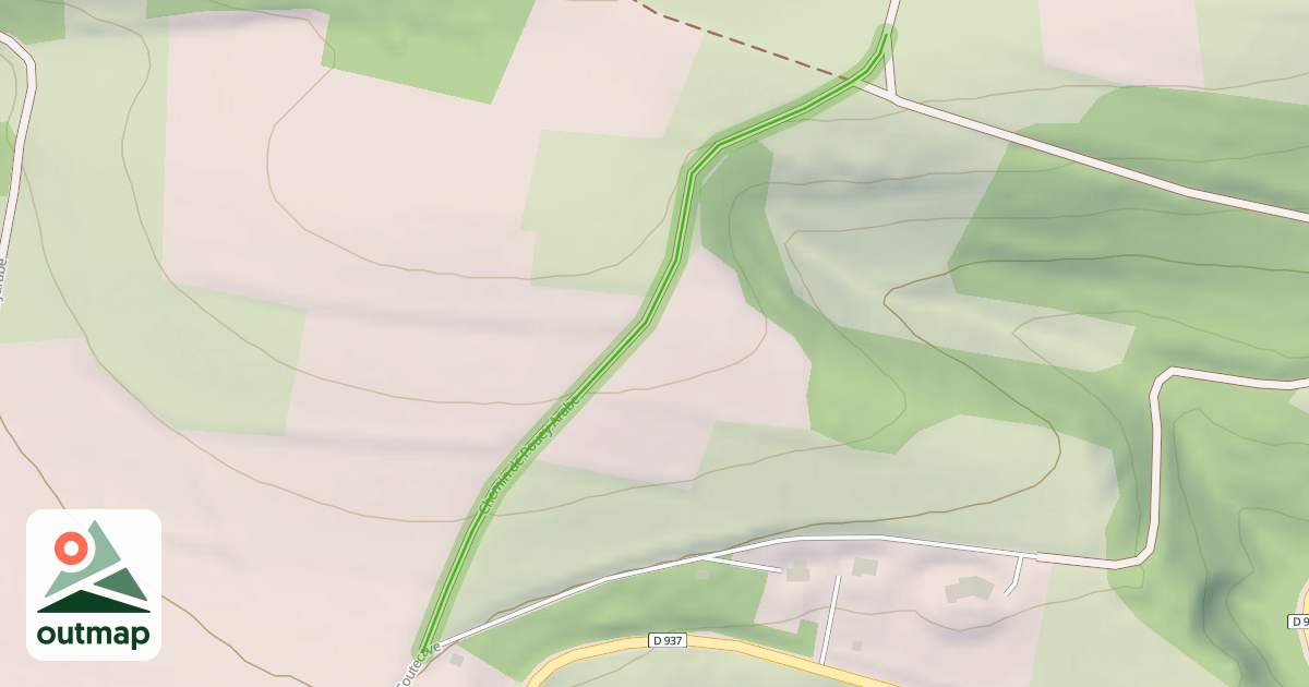 Map of Chemin de Pouey Arabe