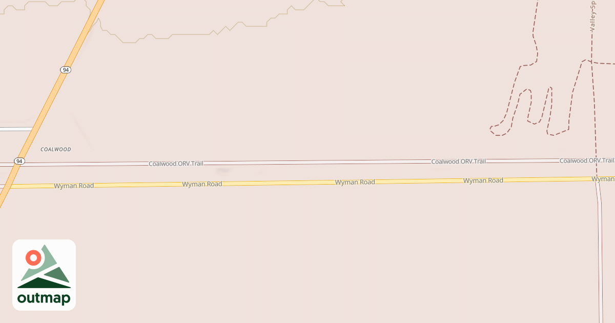 Map of Coalwood Grade Atv
