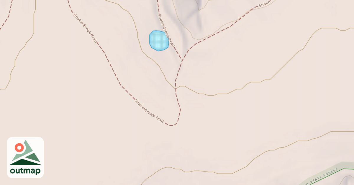 Map of Snake Creek Trail