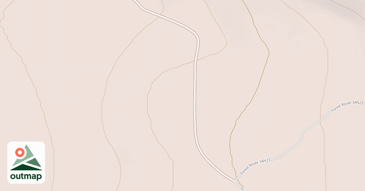 Map of BURNEY MTN