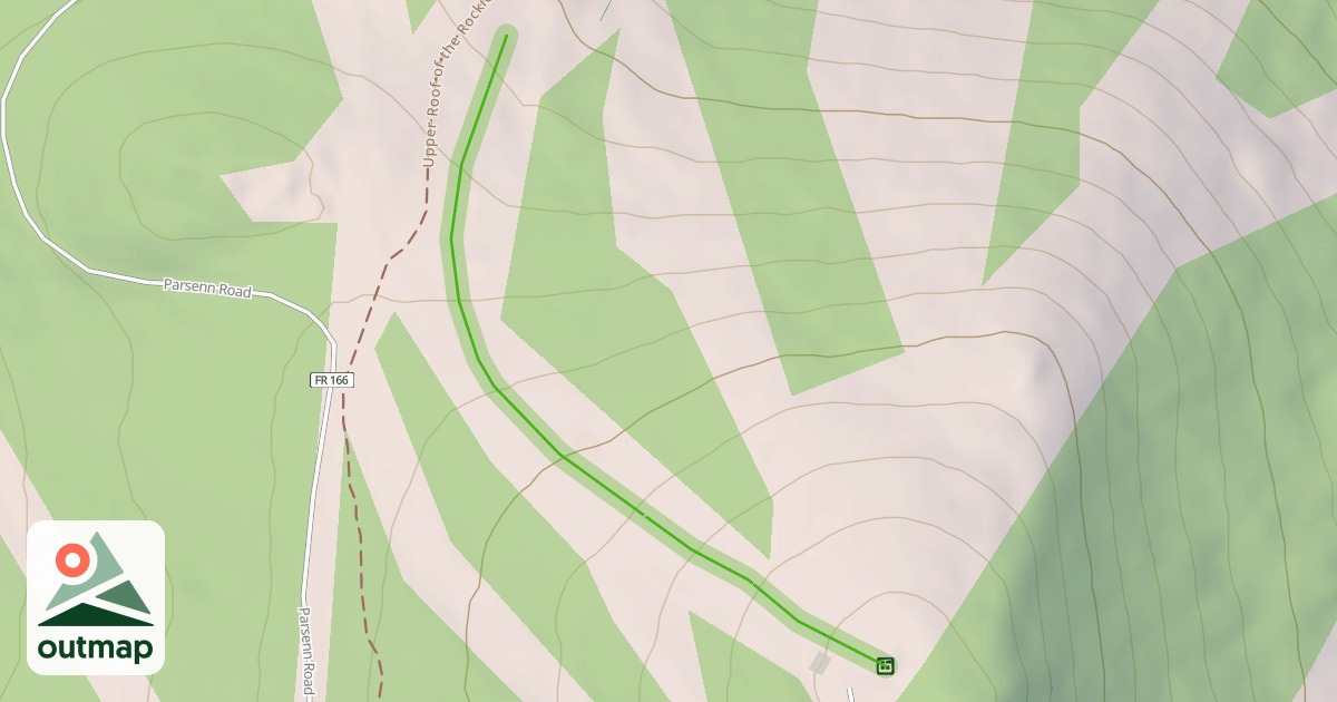 Map of Olympia Spur