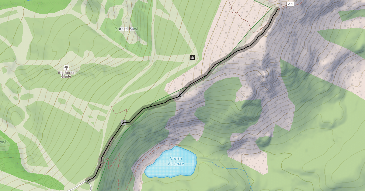 Map preview of Skyline Trail (251)