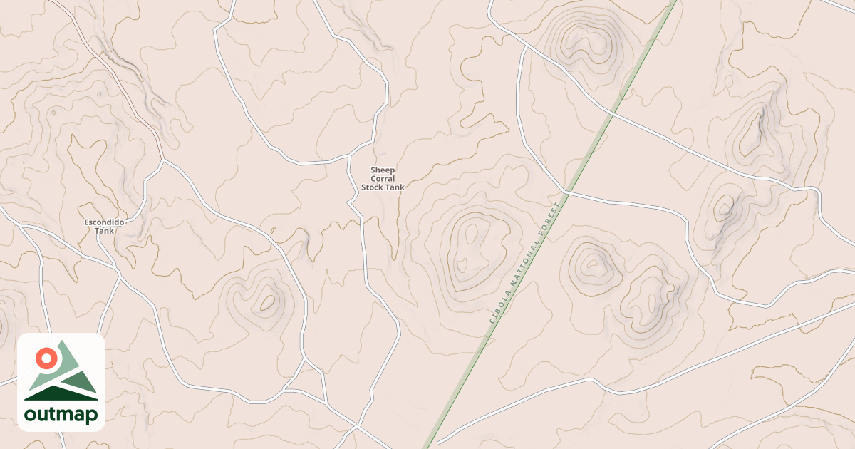 Map of LLANITO FRIO-C
