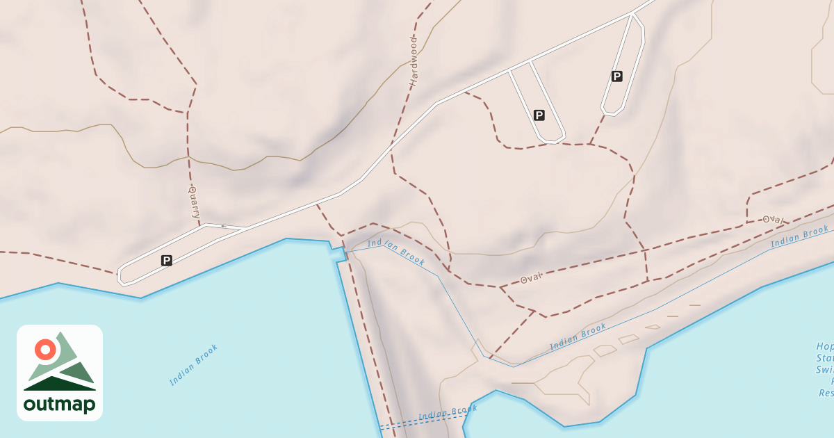 Map of Oval Trail