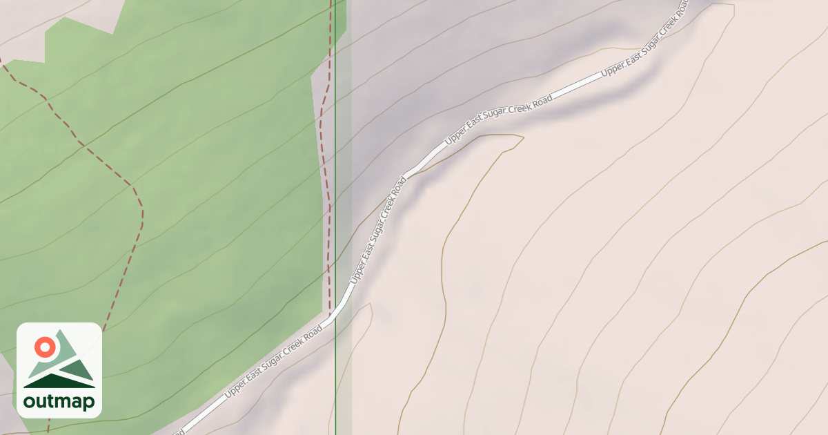 Map of SUGAR CREEK