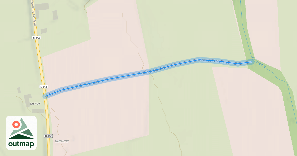 Map of Chemin de Lacarrère