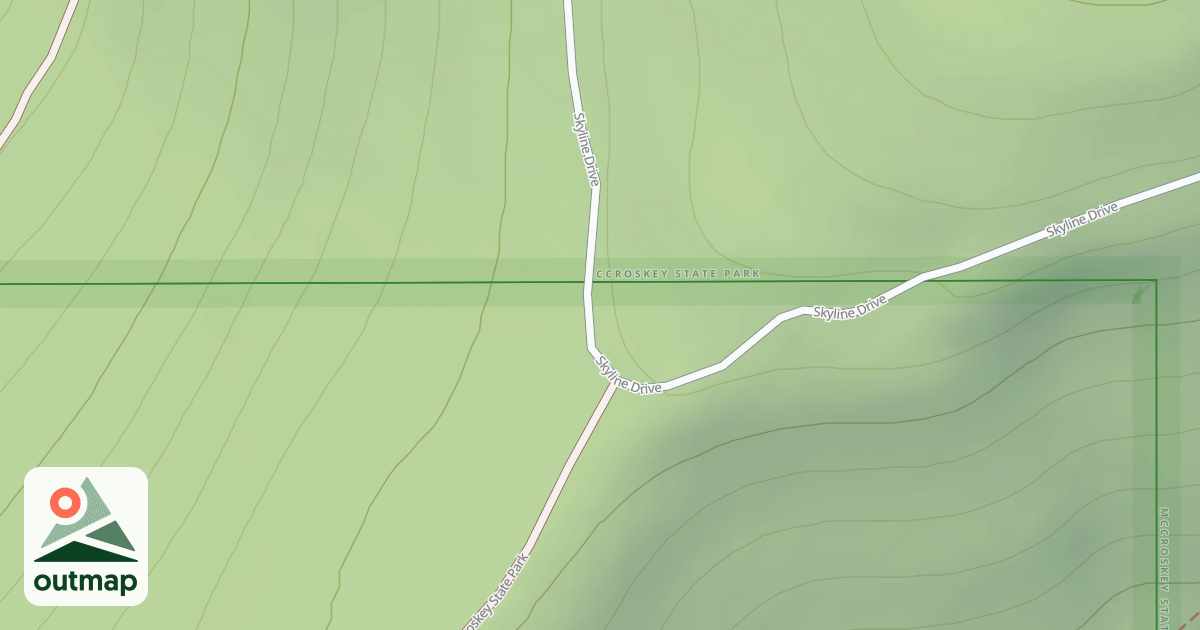 Map of SKYLINE DRIVE J