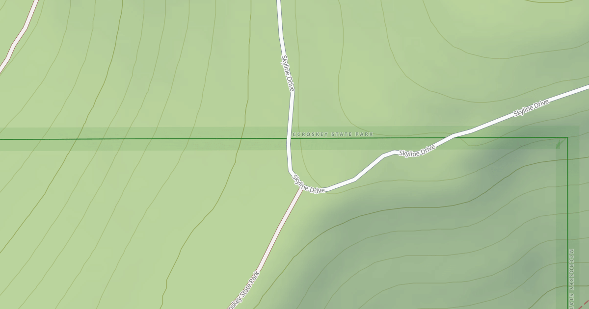 Map preview of SKYLINE DRIVE J