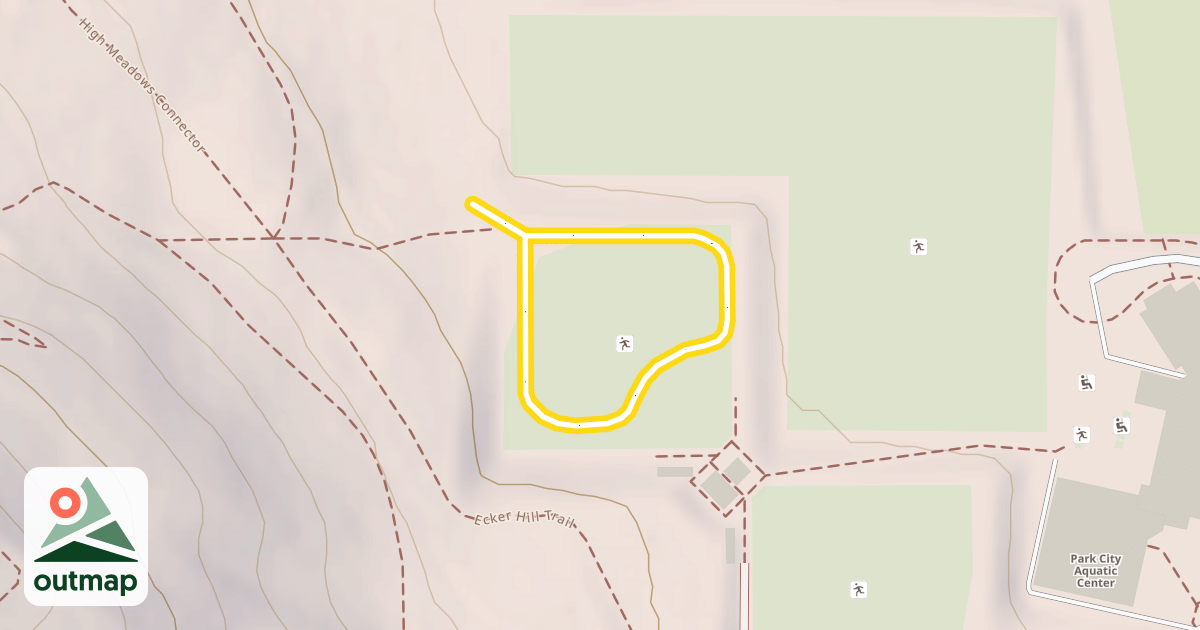 Map of Ecker Hill Nordic Trail