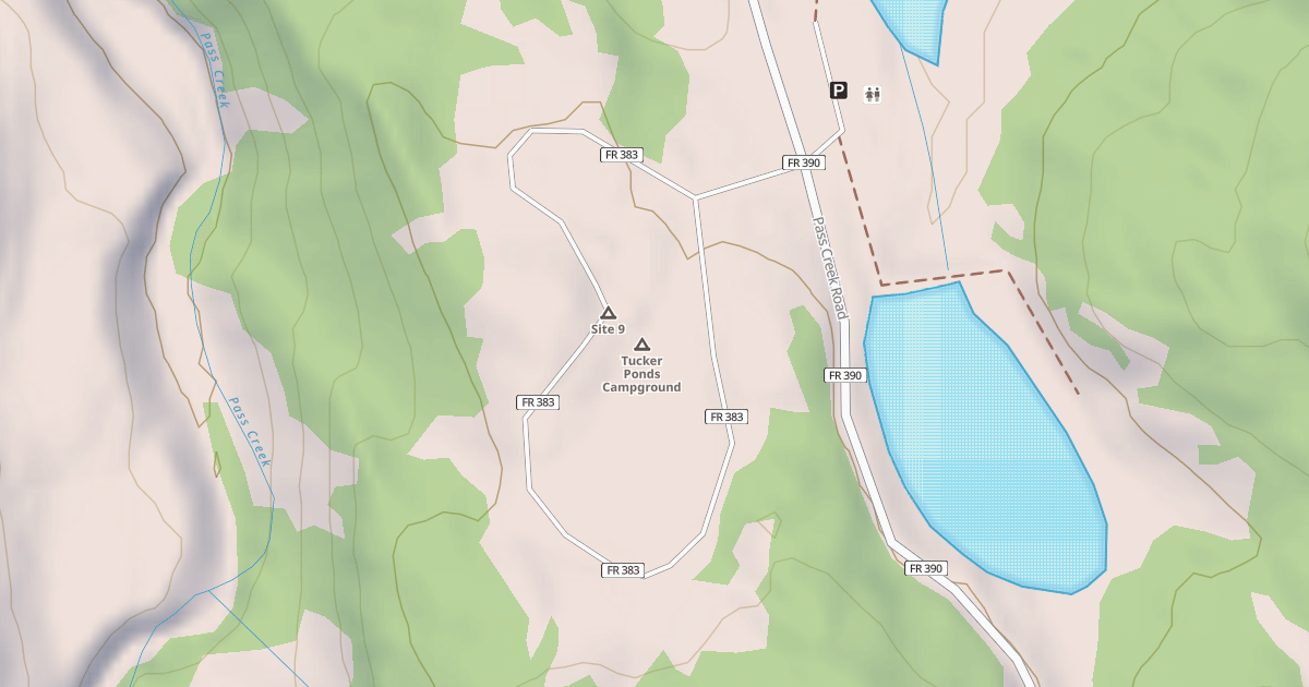 Map preview of TUCKER POND CG
