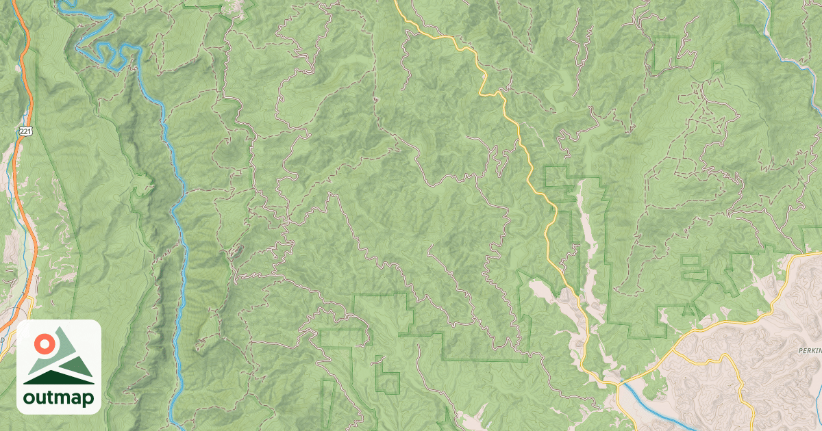 Map of ROSES CREEK