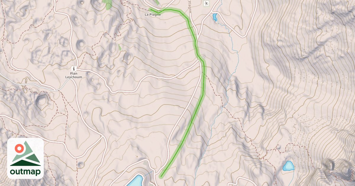 Map of Belle Plagne