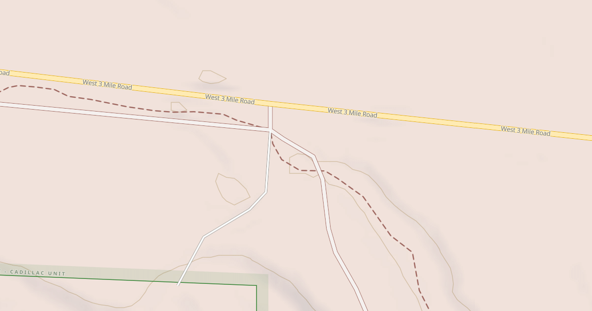 Map preview of Little Manistee Route