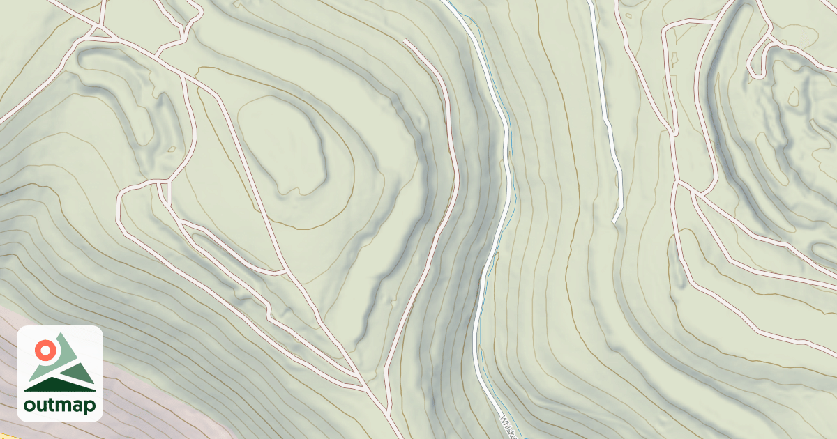 Map of Whiskey Springs Trails