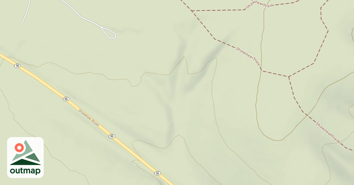 Map of Shawnee State Park Trails