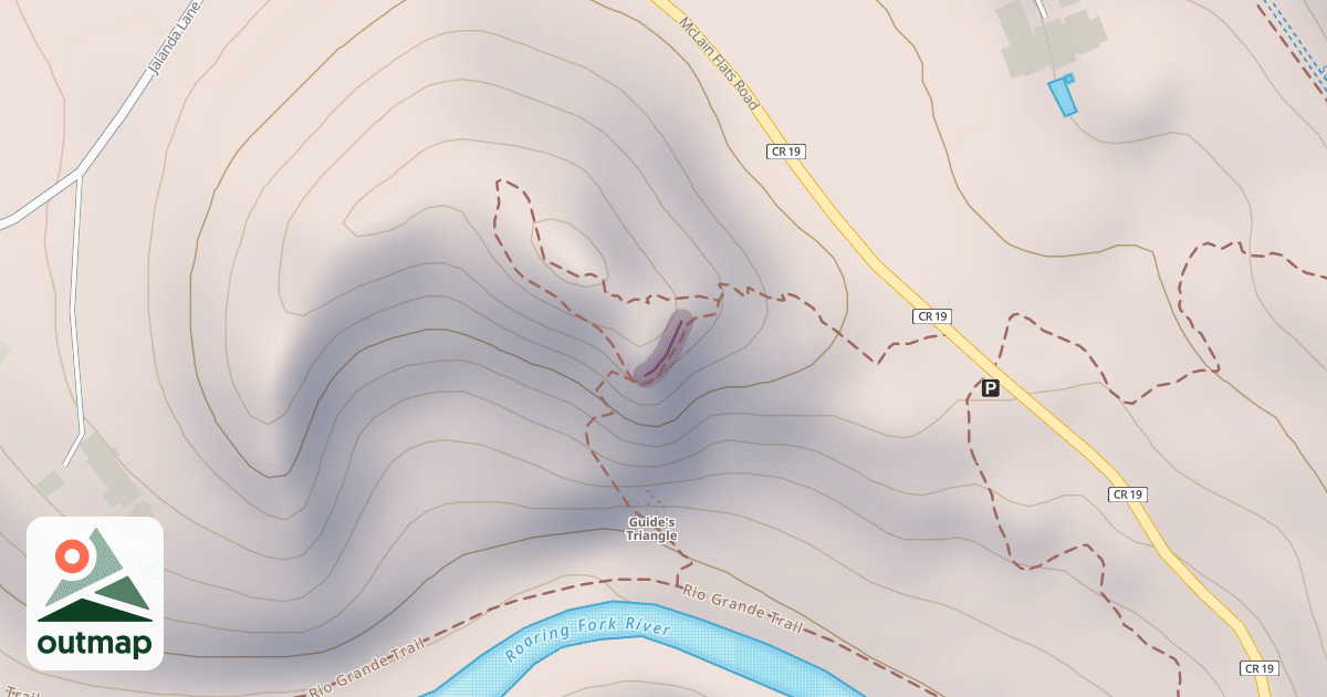 Map of East Face