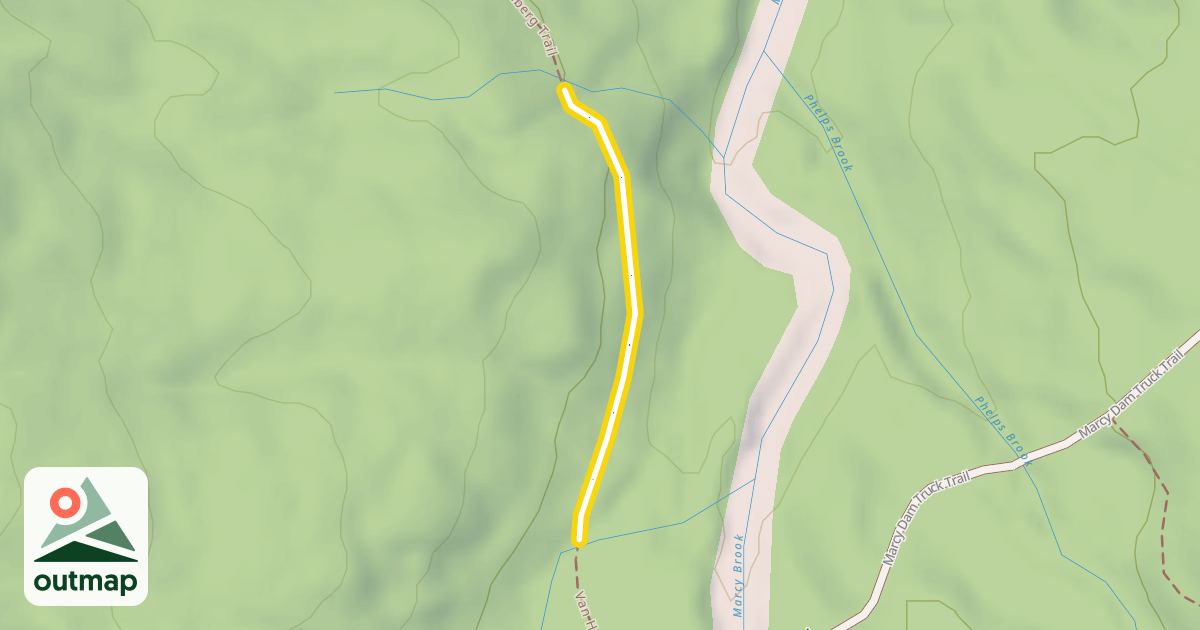 Map of Van Hoevenberg Trail