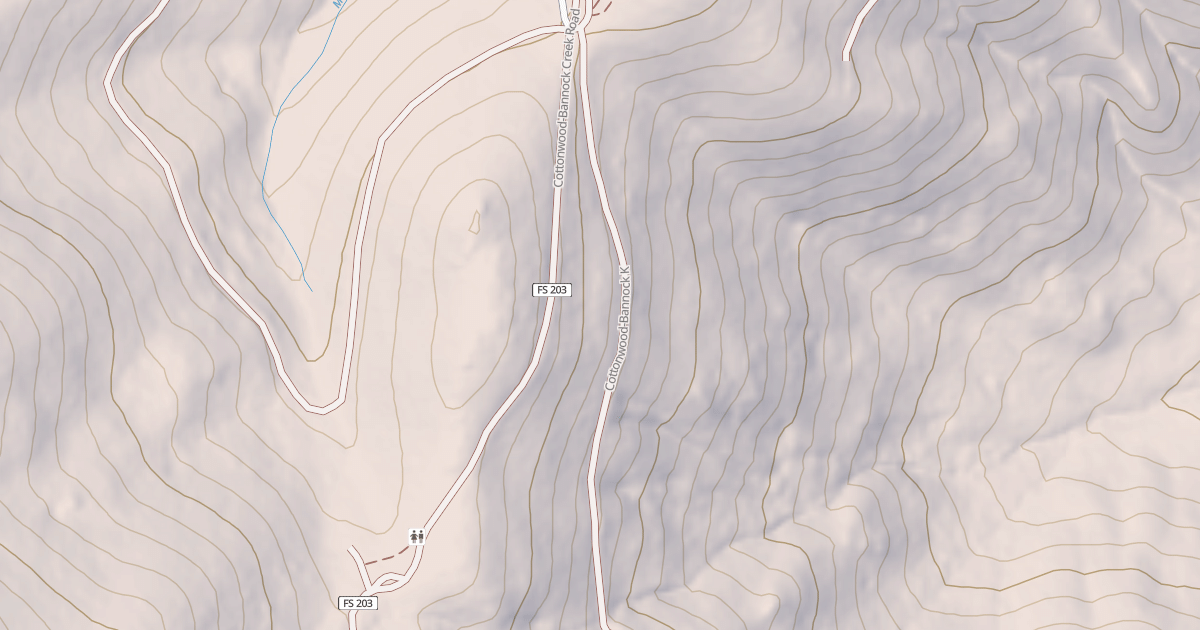 Map preview of COTTONWOOD-BANNOCK K