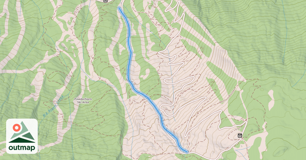 Map of Bill's Run