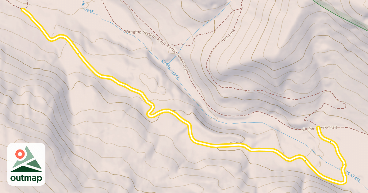 Map of Hagen Trail