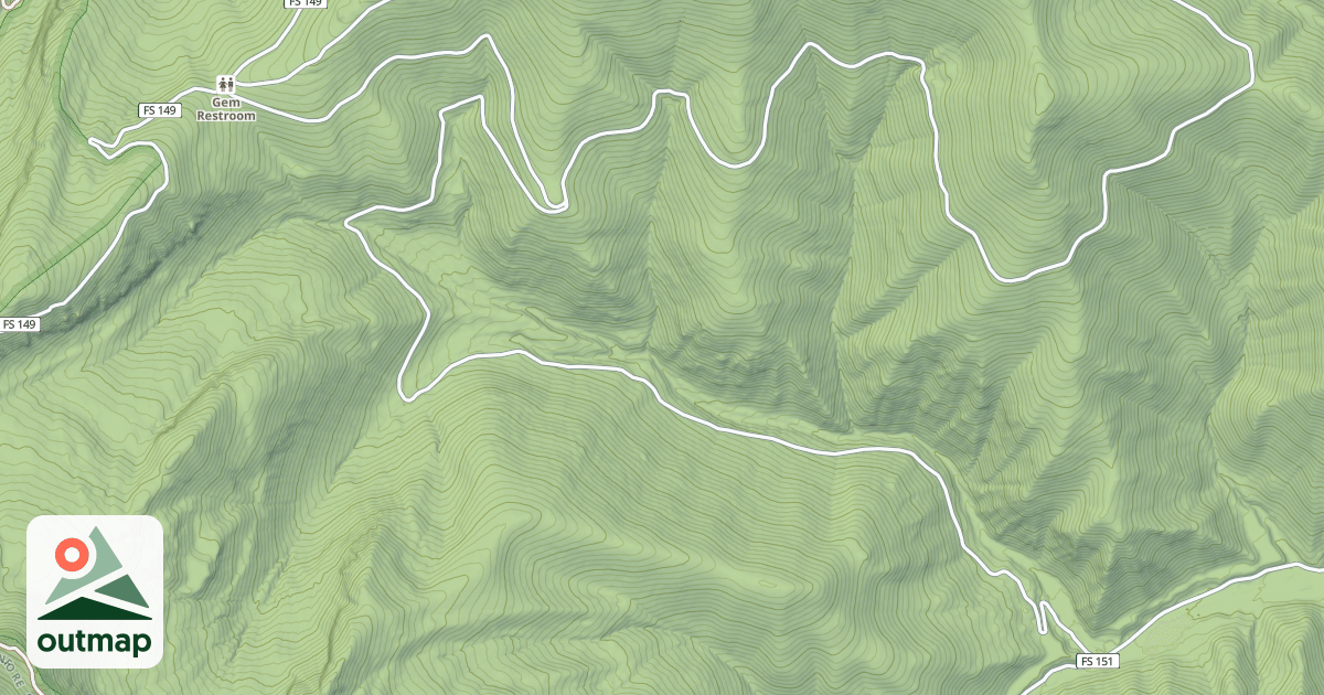 Map of N BRANCH MARTEN CR