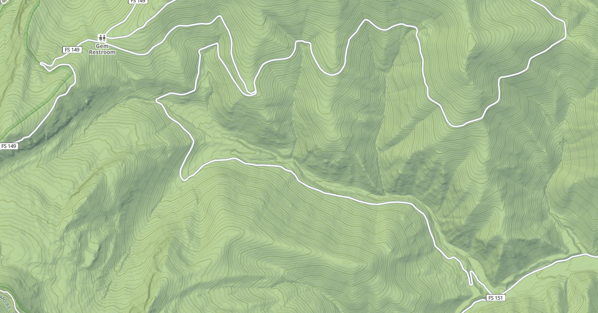 Map preview of N BRANCH MARTEN CR