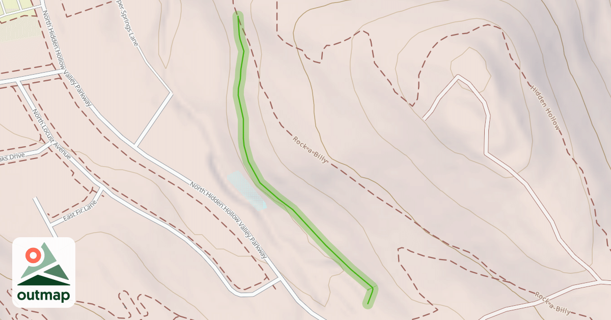 Map of Old Town Road Trail
