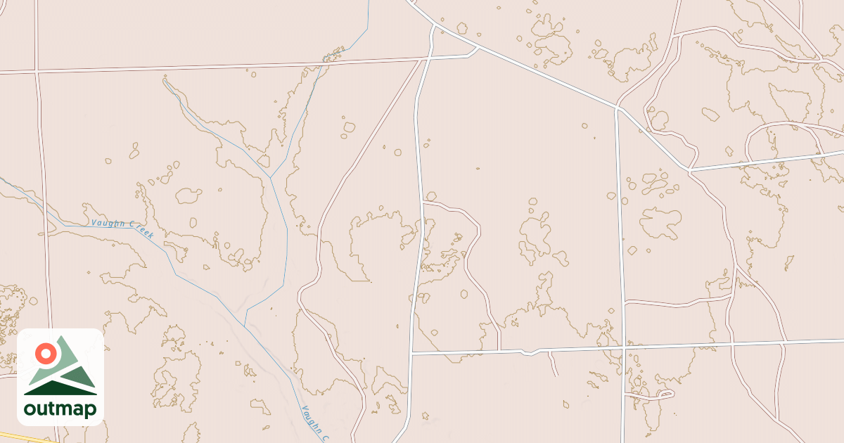Map of VAUGHN CREEK