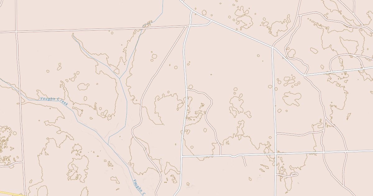 Map preview of VAUGHN CREEK