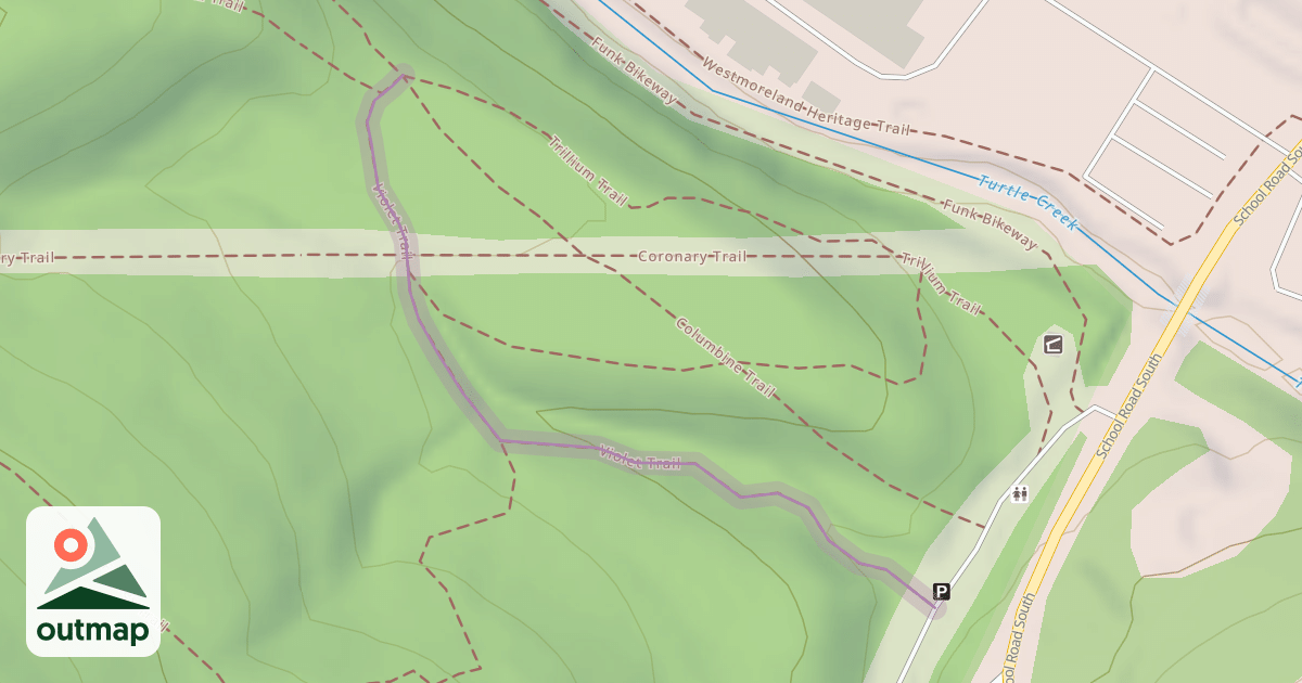Map of Violet Trail