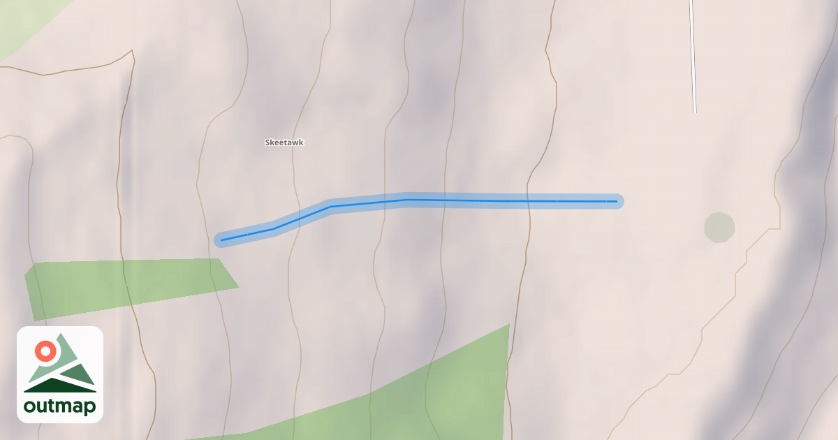 Map of Lower Stewart's Drop