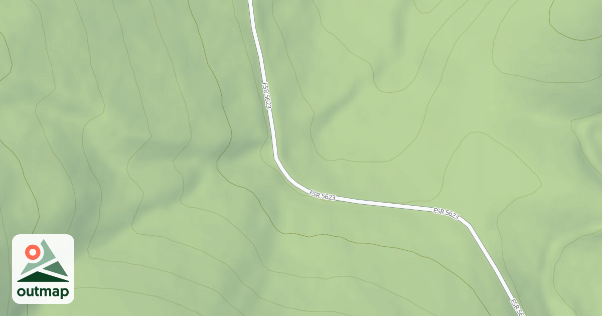 Map of (FDR) SOUTH LICK CREEK