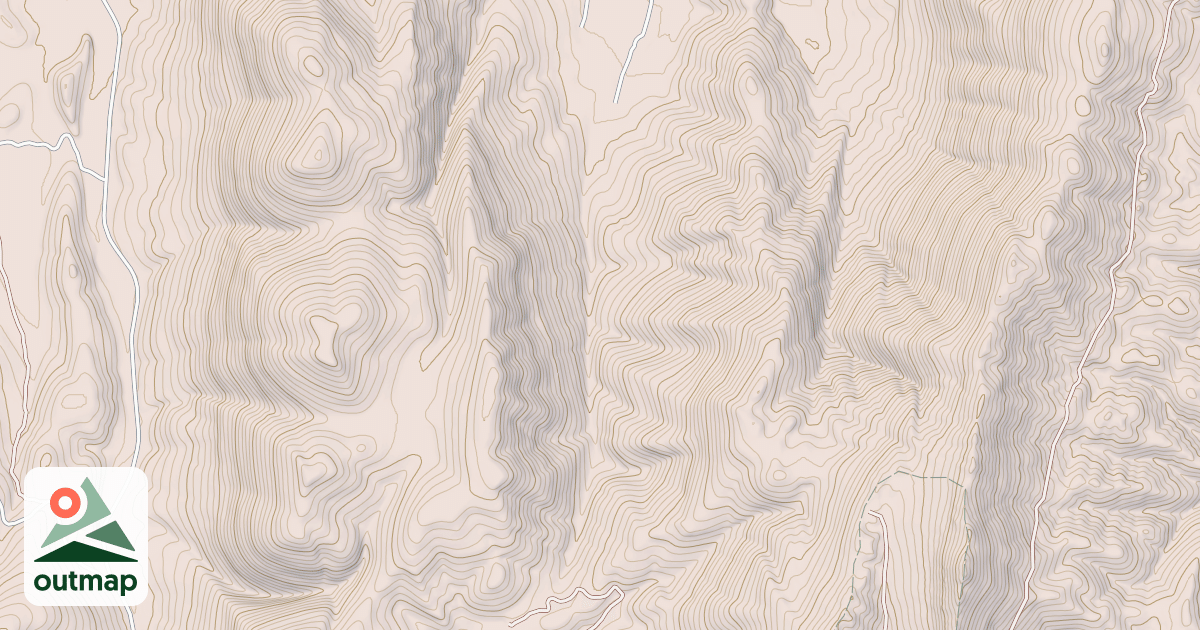 Map of COLD SPRINGS/UPPER DRY VALLEY