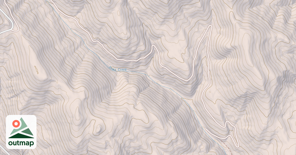 Map of STACY CREEK