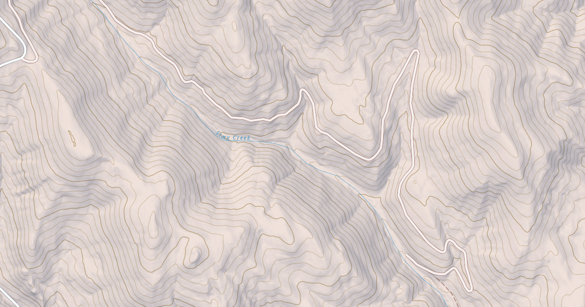 Map preview of STACY CREEK