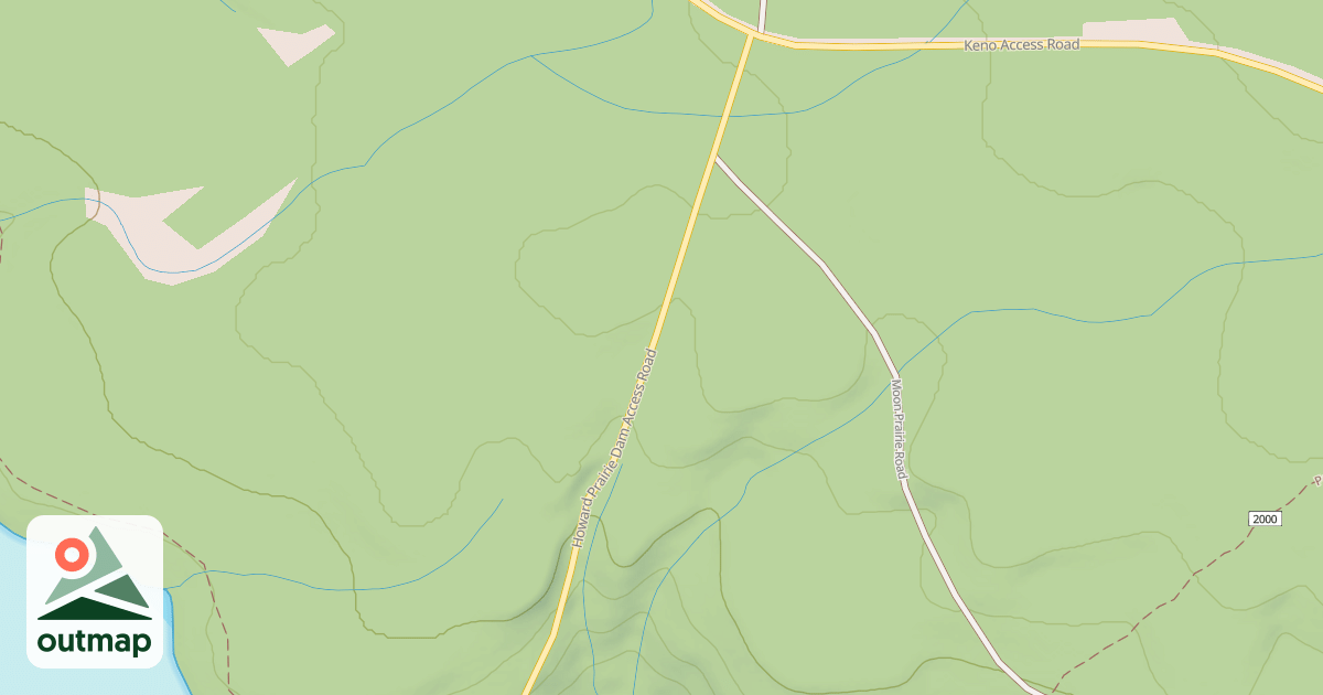 Map of Hyatt Lake