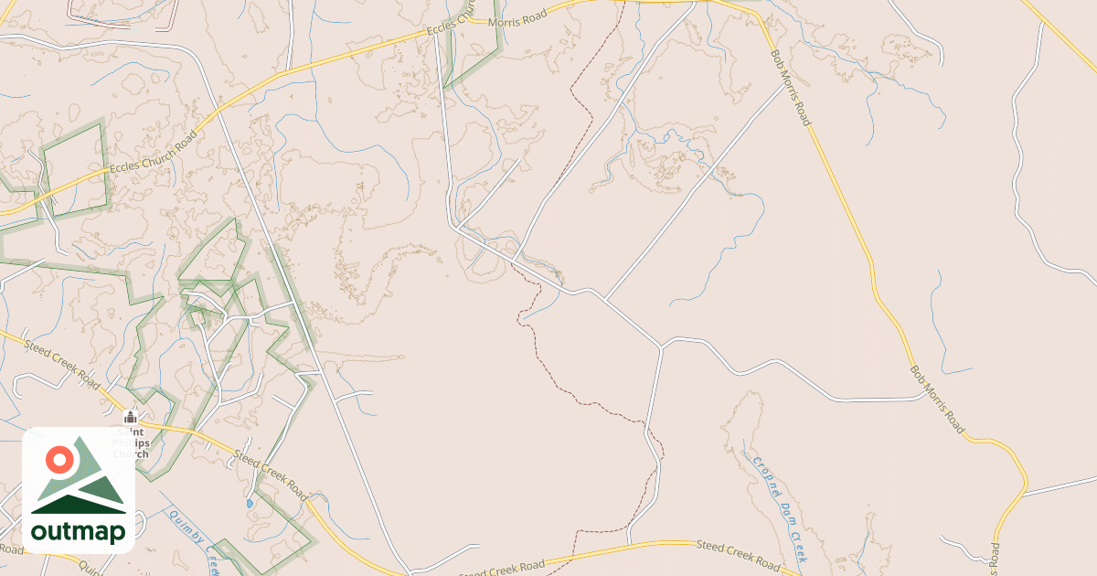 Map of DOG SWAMP