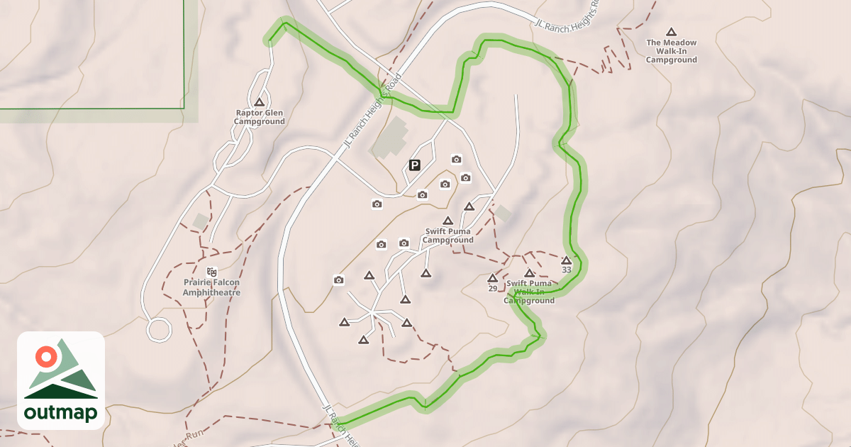 Map of Raccoon Ridge