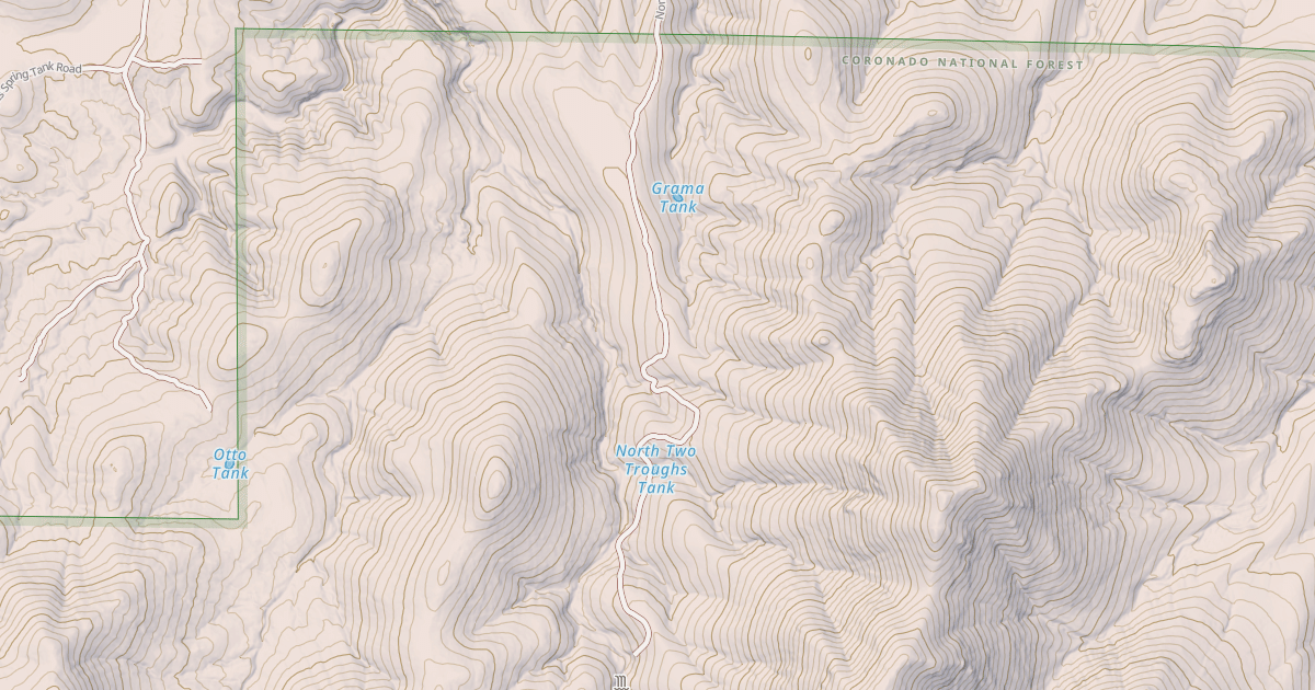 Map preview of NORTH 2 TROUGHS SPRINGS