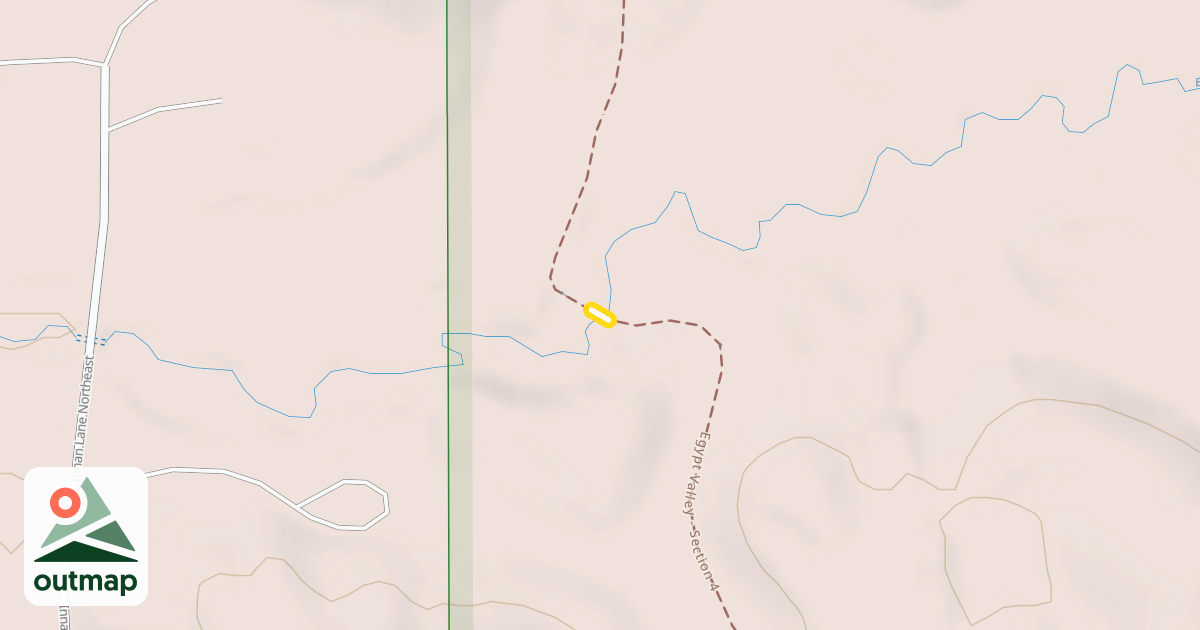 Map of Egypt Valley - Section 4