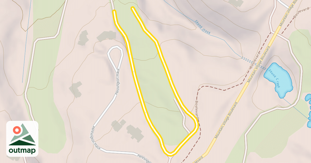 Map of Skunk Creek Trails